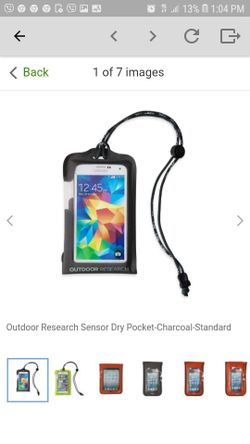 Sensor dry pocket for phone
