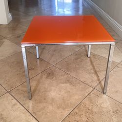 Two Stunning European Made Glass Tables
