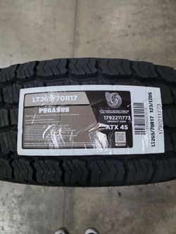 Brand New Tires (1) Pegasus ATX 4S (265/70R17) (Single) ($129)