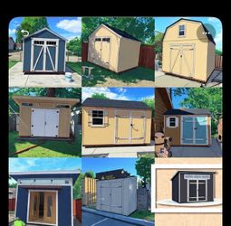 Prefabricated or custom shed installation services