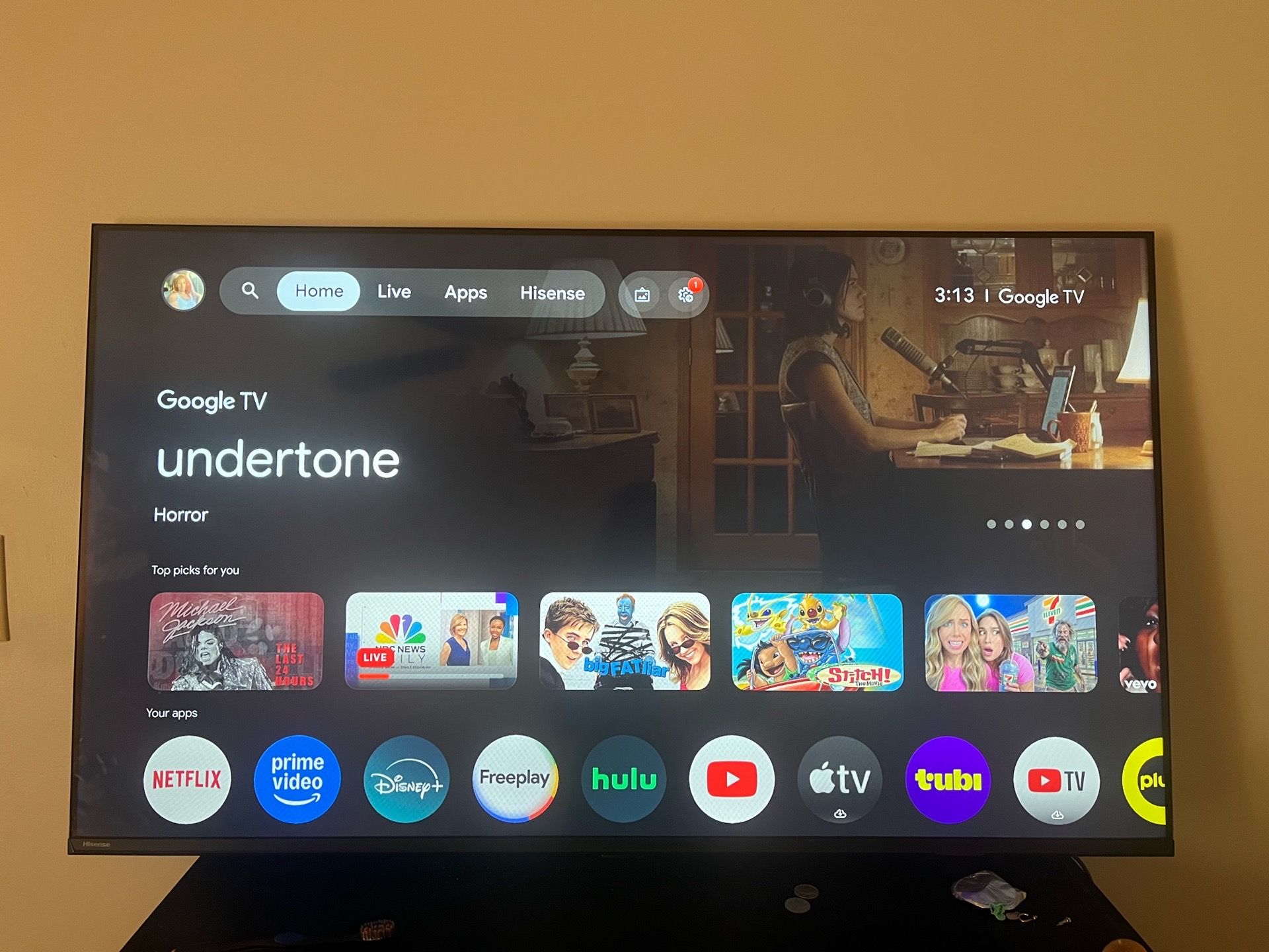 55 Hisense Androidtv