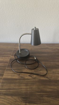 Black Flexible Gooseneck Desk Lamp - Adjustable Arm with Base