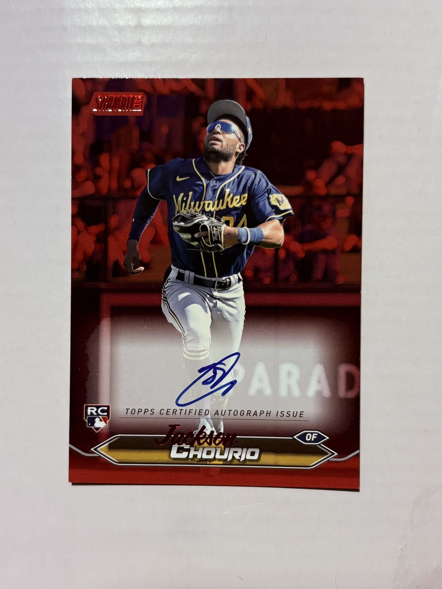 Jackson Chourio Rookie Auto /50