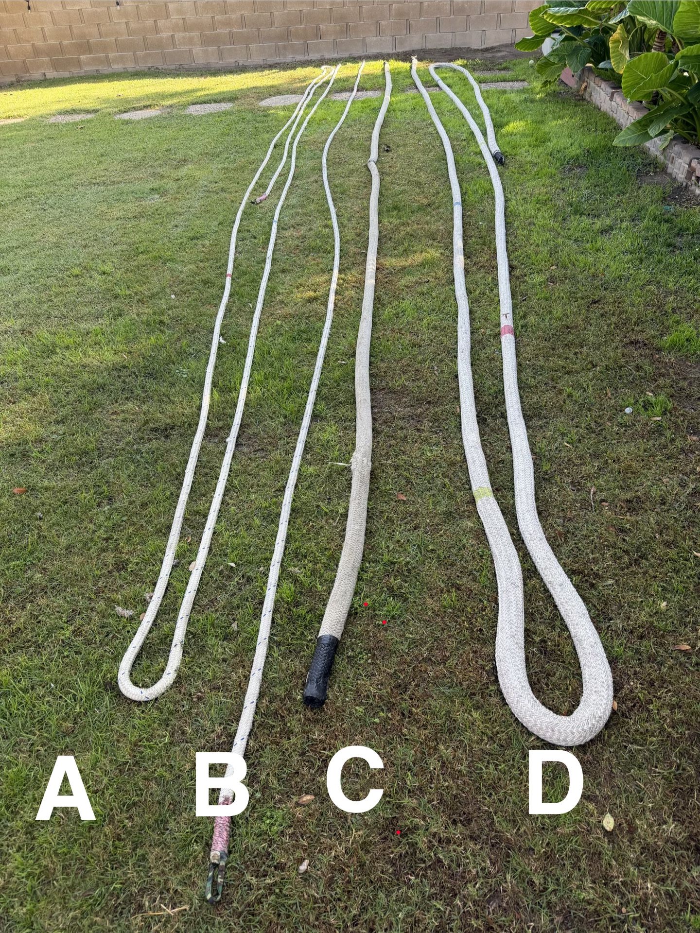 Double Braided Ropes