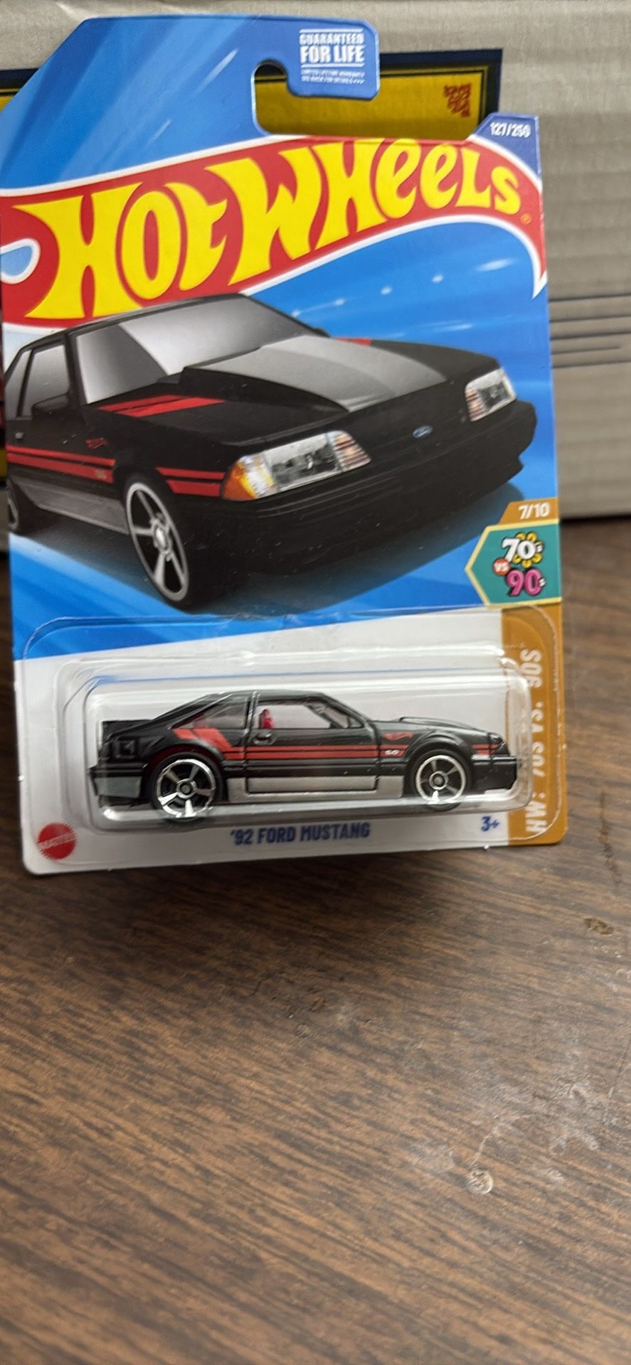 Hot Wheels 2025 Case F '92 Ford Mustang Black -