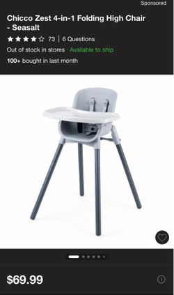 Chicco Zest 4-in-1 Folding High Chair