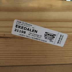 IKEA EKEDALEN Counter-Height Bar Table – Brown Ash Veneer