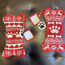 Dog Knit Dog Bone Stockings 