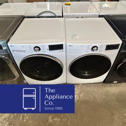 LG Front Load Washer & Electric Dryer Set