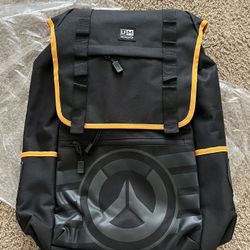 Overwatch Backpack Black on Black Loungefly