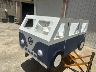 Kids cute home made convertible VW Bus large strong