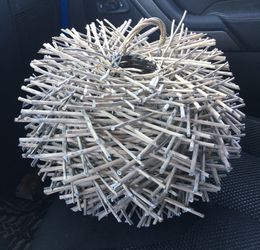 Wood table decoration