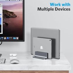 Dock Version Vertical Laptop Stand