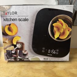 TAYLOR KICHEN SCALE WATERPROOF MAX CAPACITY 30 LB