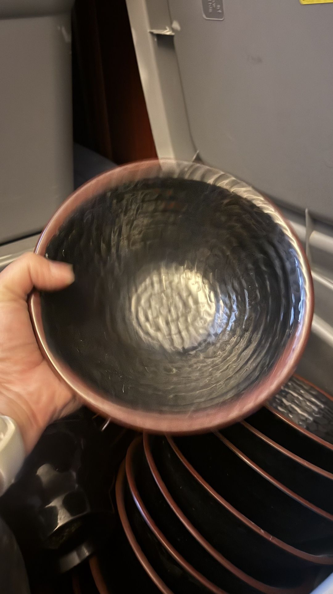 Thunder Group Black Set Restaurant Dishes