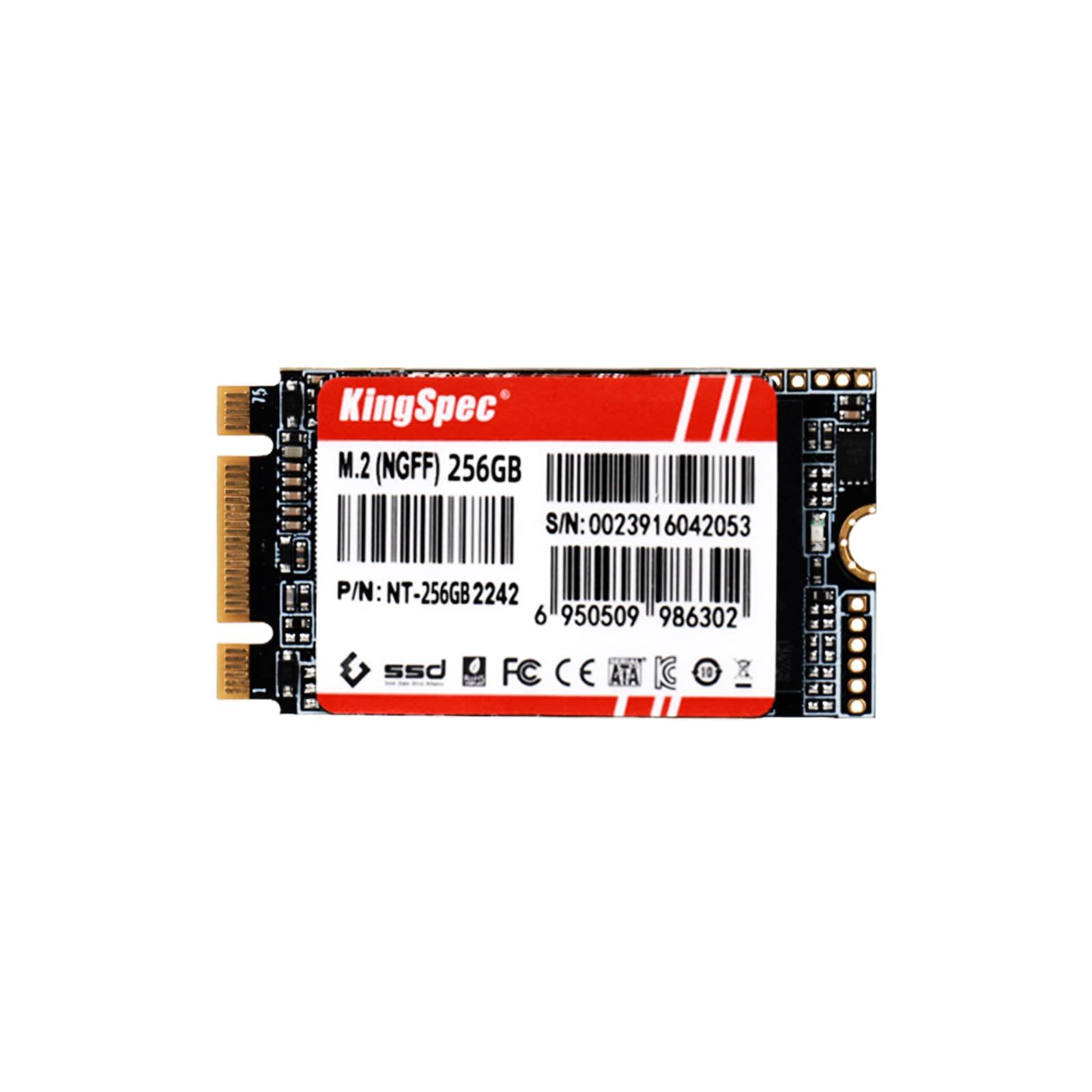 KingSpec NT Series 256GB M.2 2242 SATA SSD 