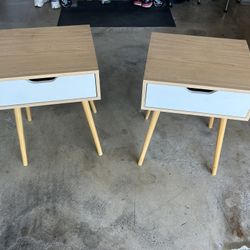 Set Of End Tables And Matching TV Stand