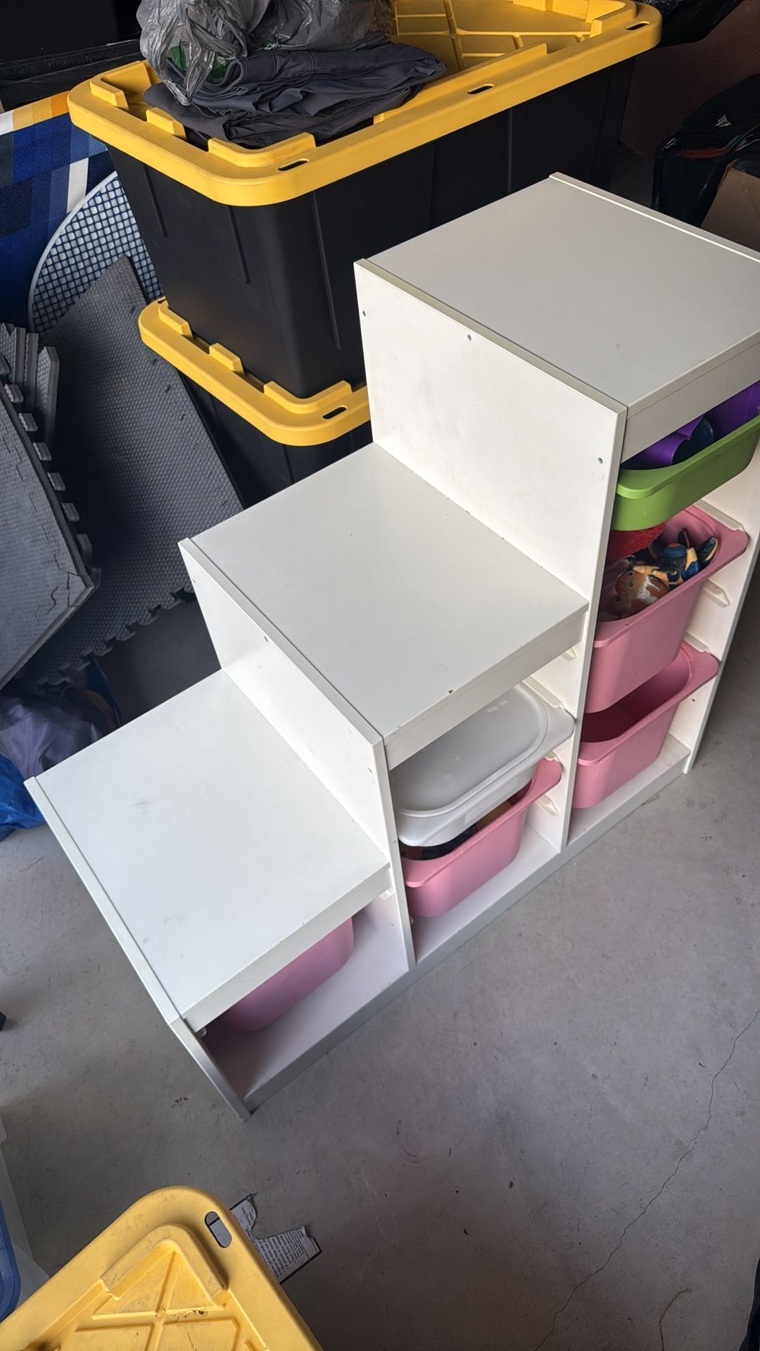 IKEA Toy Storage With Totes ***TOYS NOT INCLUDED***