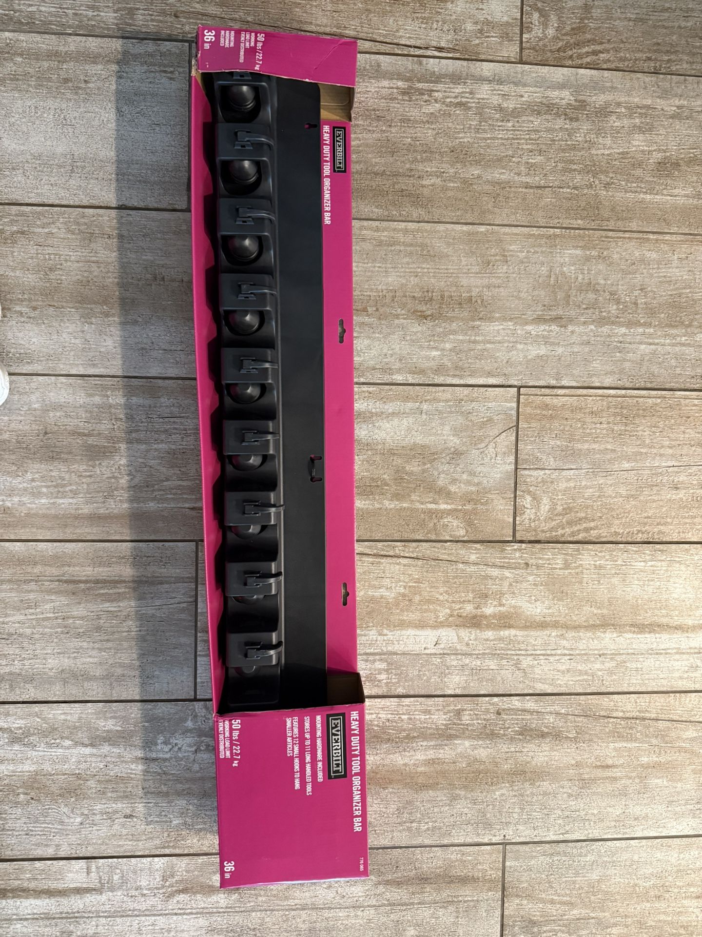 Everbilt Heavy Duty Tool Organizar Bar- NEW