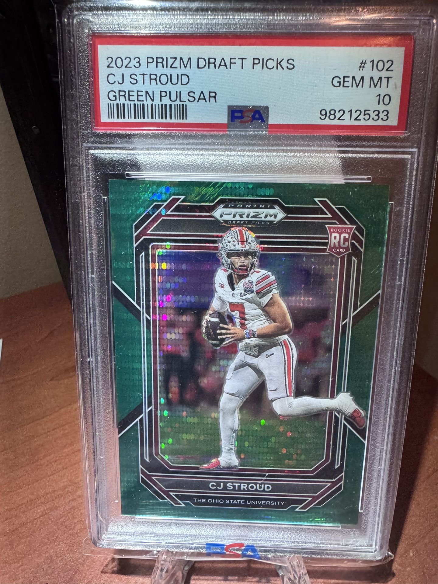 2023 Panini Select Draft Picks /25 Green PulsarCJ STROUD RC