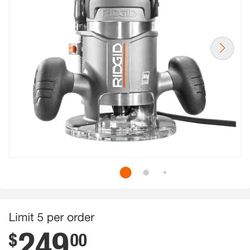 Router Ridgid 