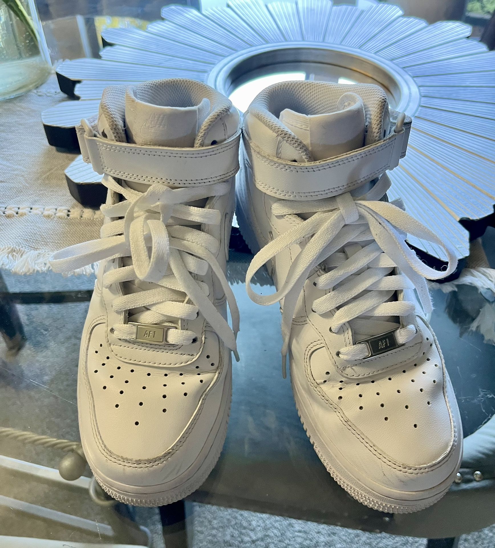 Nike Air Force 1 Mid Triple White Women’s