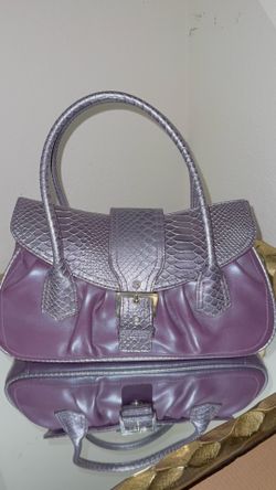 Vintage purple/lavender croc  purse 97’