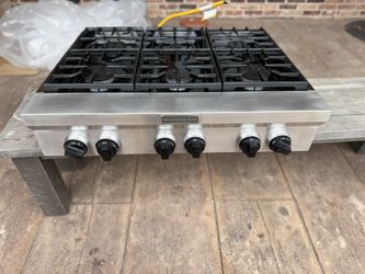 KitchenAid Six Burner Cooktop 36 Inch