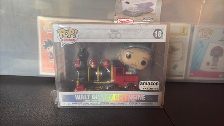 Funko Pop Trains Walt Disney on Engine #18