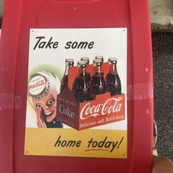 Metal Coca Cola Sign 
