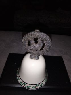 "Vintage 12 Days Of Christmas Ornament"(Reel Barton Bell.)1985to1990. Very Collectible.