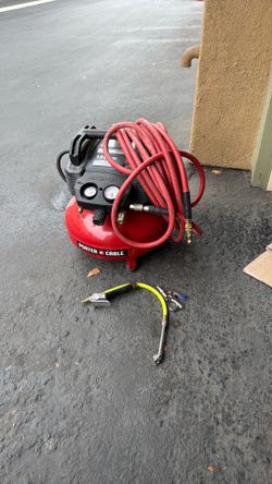 150 PSI Porter Cable Air compressor with attachments