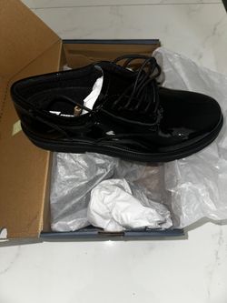 Bates High Gloss Oxford Work Shoes