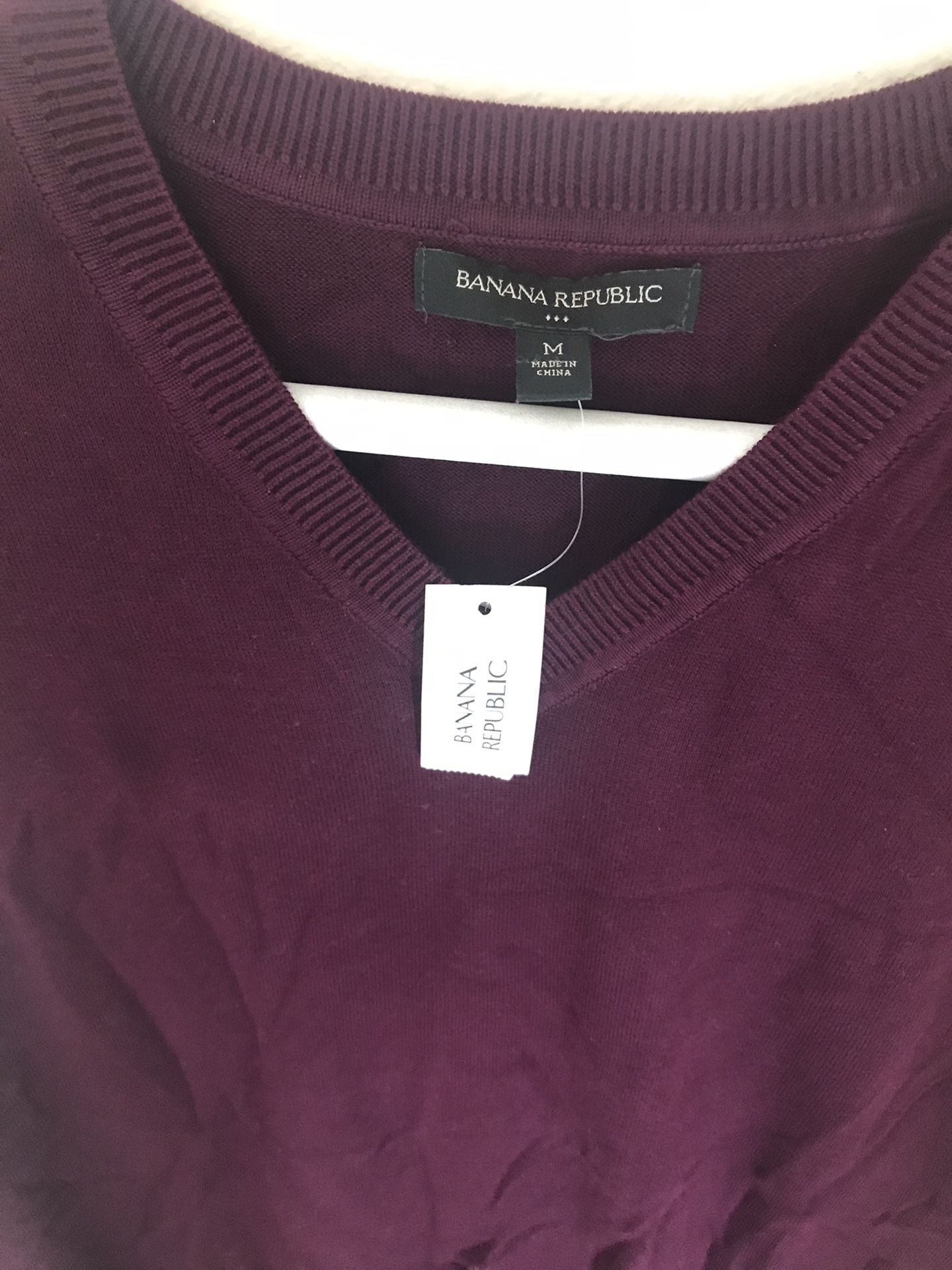 Banana Republic V-Neck Sweter Vest Men Size M