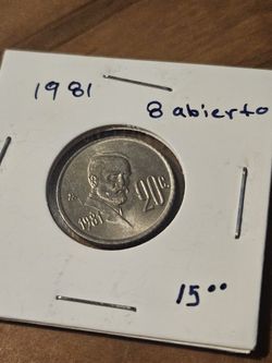 1981 20 Centavos Mexicanos