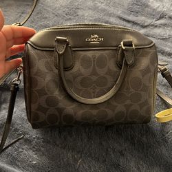 Mini Coach Bag  Navy Blue B