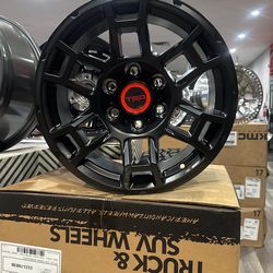 17x8.5 TRD Wheels Réplicas 6x139.7  Toyota Tacoma Toyota 4 Runner