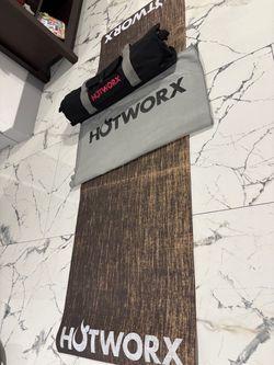 HOTWORX Yoga Mat, Towel, and Sandbag Set