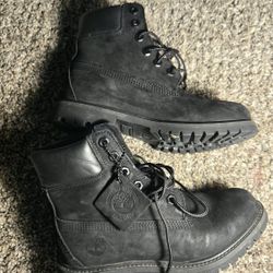 Black Unisex Timberland Boots 
