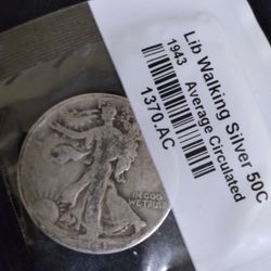1943d Walking Liberty Half Dollar 