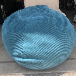 Big Teal Beanbag Chair