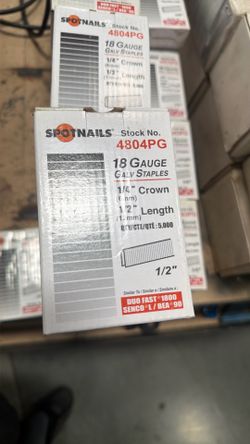 Staples 18G x 1/2 L crown 1/4