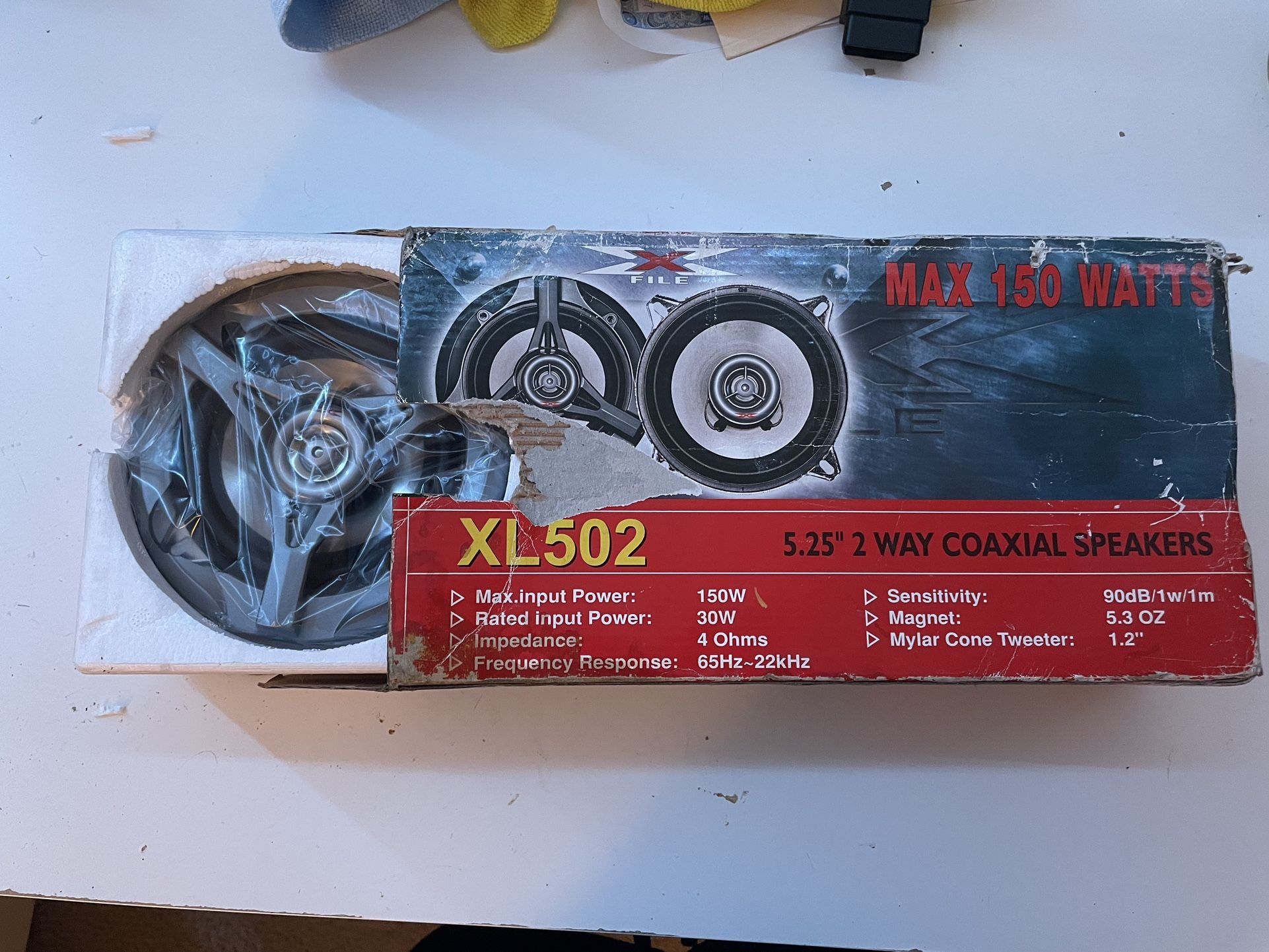 5.25 2 Way Coaxial Speakers Car Stereo