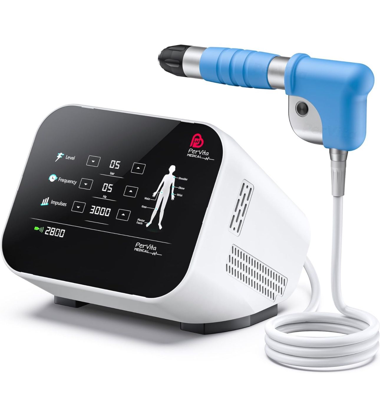 Shockwave Therapy Machine Extracorporeal Shock Wave Therapy Machine Joint and Muscle Pain Relief On-The-Go Painless Non-Invasive No Side Effects PSP10