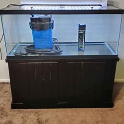 75 Gallon Aquarium Fish Tank Complete Setup 