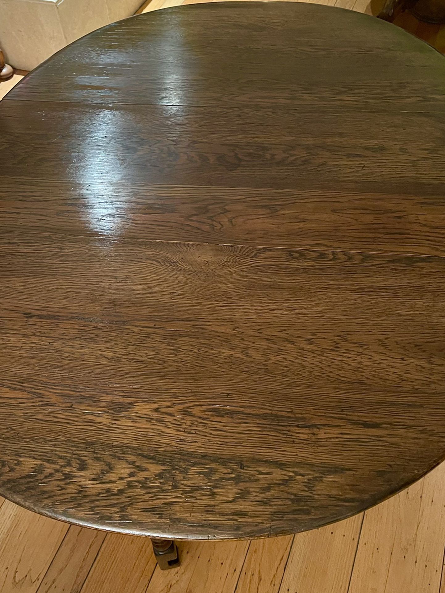 Antique maple dropleaf table