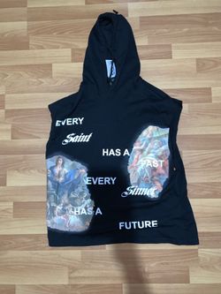 Trendy Cut-off Hoodie