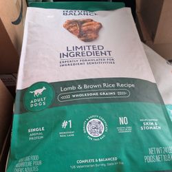 Natural Balance Limited Ingredient Dog Food (24lb Bags) - $40