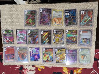 Pokemon Cards. -  Prices as listed on card