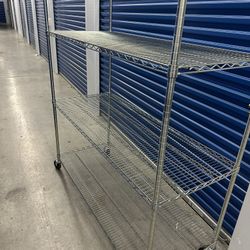 Steel Shelving Rack With Wheels 20x60x72in (5 Available)